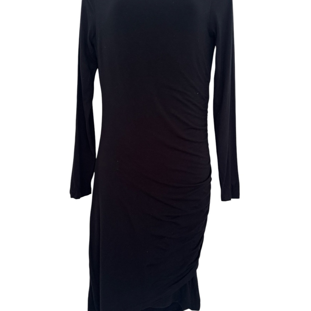 Halogen Elegant Black Long Sleeve Dress, Sz S